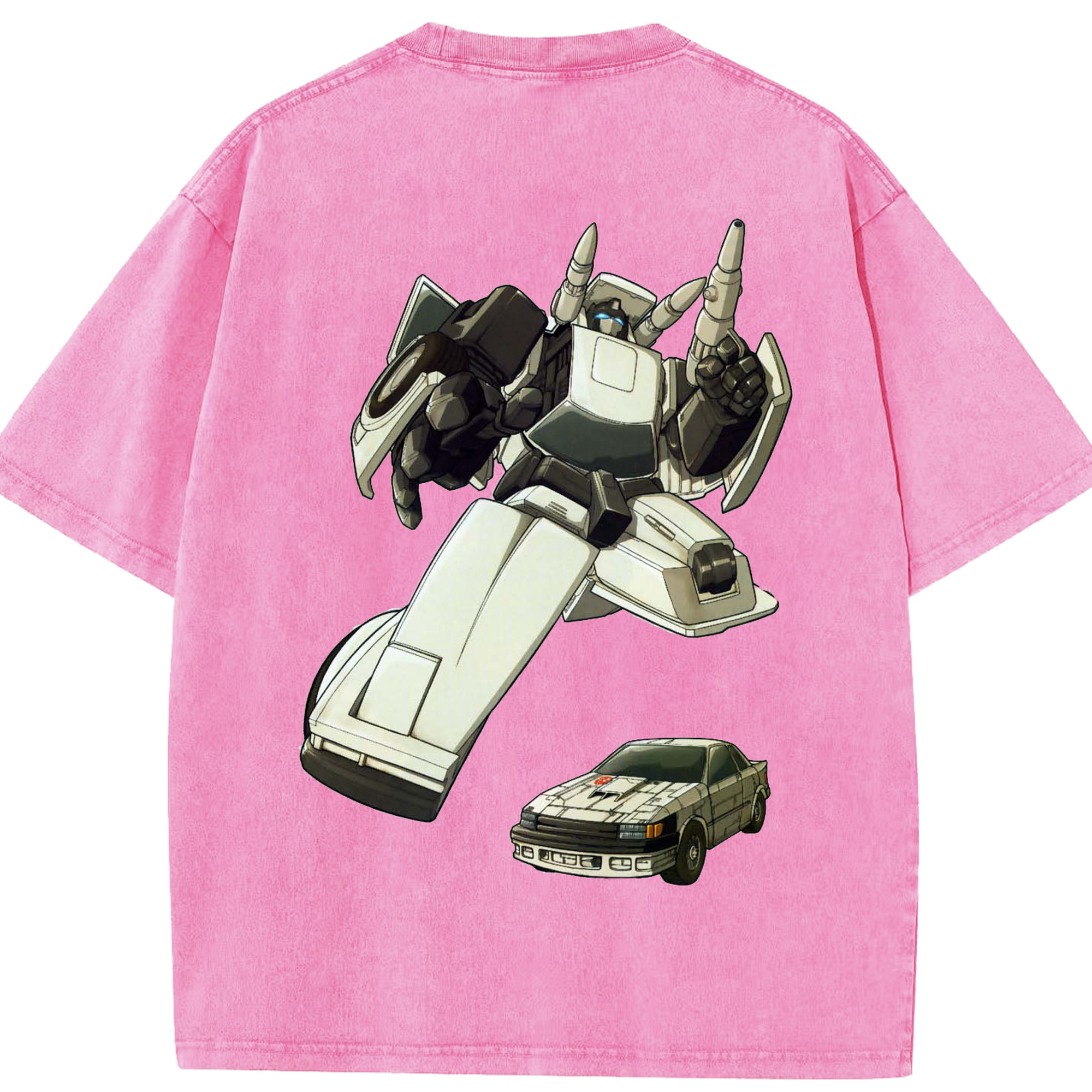 （画像用）  綿100% ヴィンテージ風 半袖Tシャツ（背面プリント）